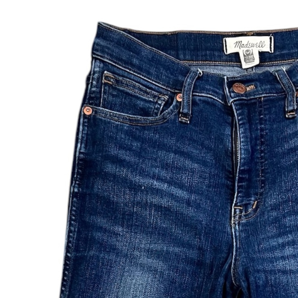 Madewell Dark Wash High Rise Skinny Jeans - Picture 5 of 11